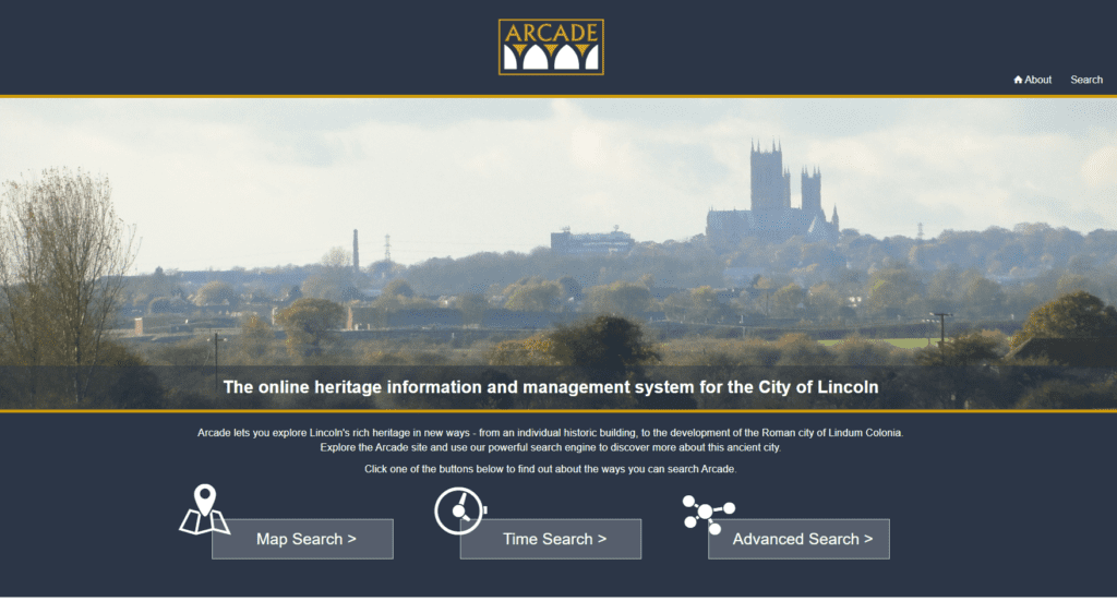 City of Lincoln Council, UK, launches ARCADE as Lincoln’s Historic Environment Record (HER)